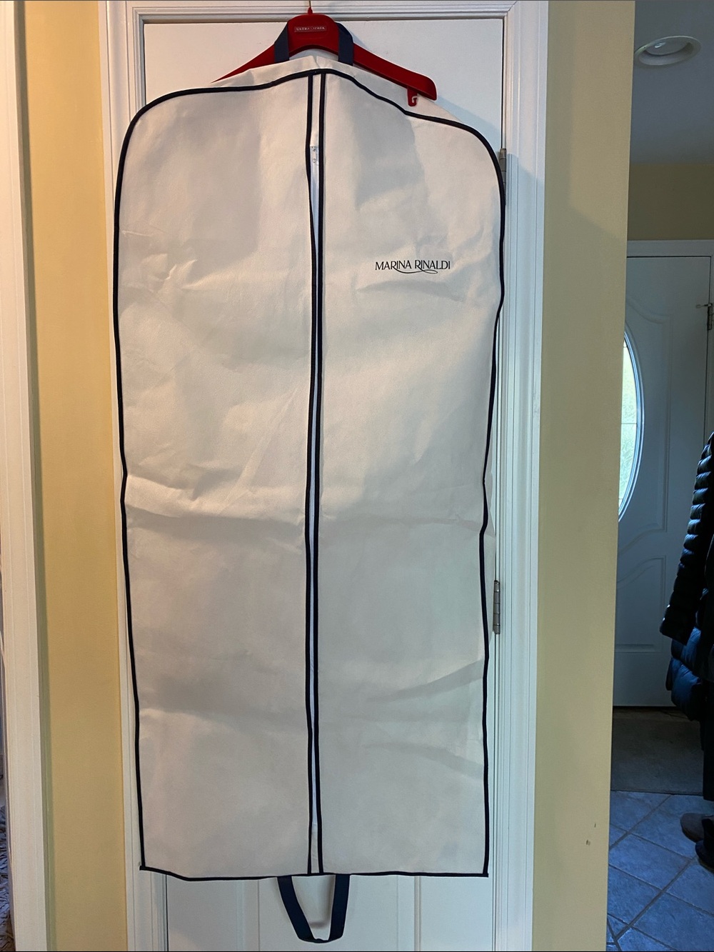 Marina Rinaldi Large Long Logo Zippered Garment Bag